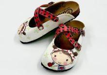 Polka Dot Lady Bug Patterned Clogs