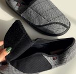 Diabetic Shoes Checkers Brown & Black - Image 2