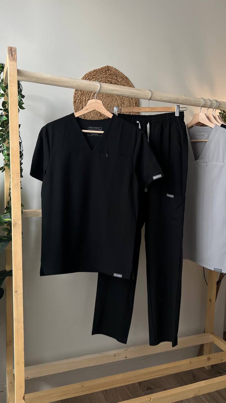 Every Day Black Every Day Scrub - Image 1