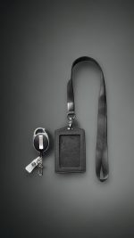 Lanyard & Retractable Cardholder 3 Pieces Black Color 1. jpeg