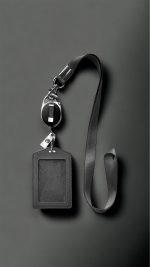 Lanyard & Retractable Cardholder 3 Pieces Black Color 1. jpeg - Image 3